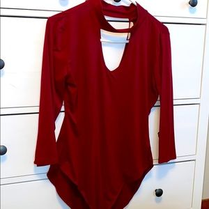 Maroon Bodysuit